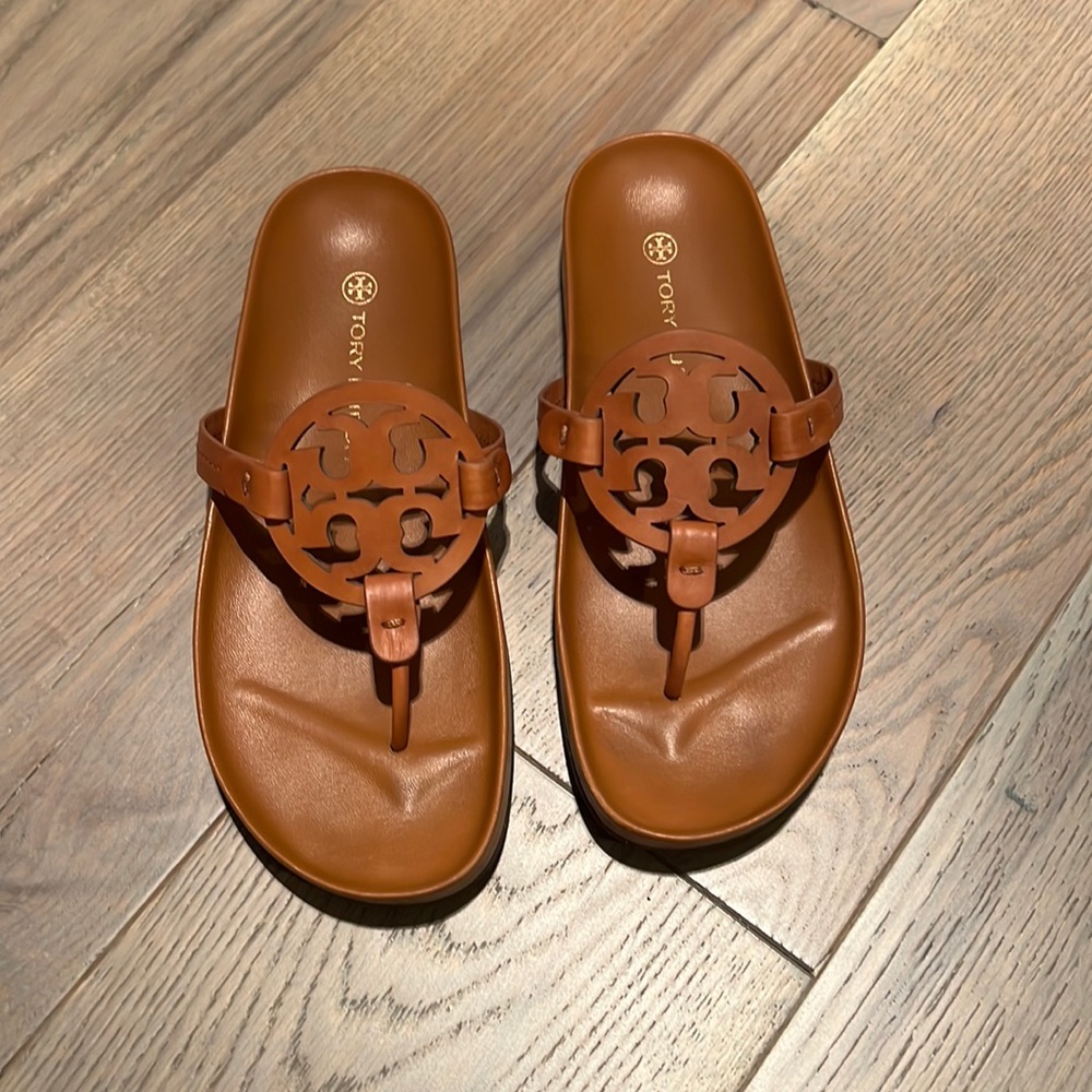 Worn once! Tory Burch cloud millers